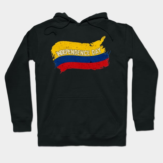 Flag colombia independence day Hoodie by 29Butterfly_Studio